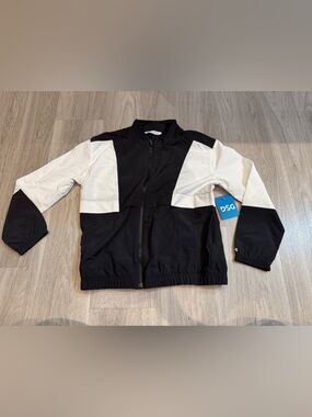 DSG Black and White Kids' Raincoat